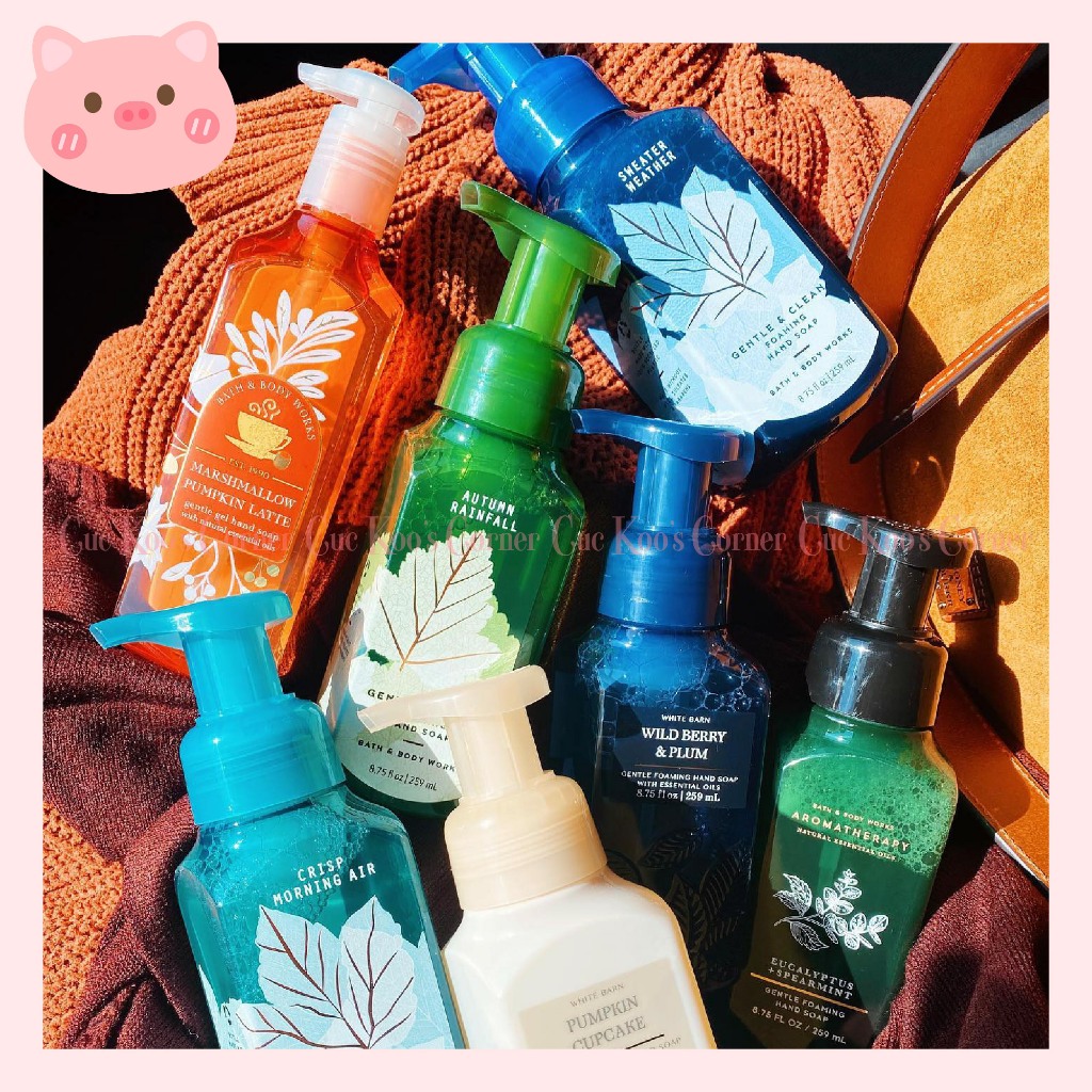 Nước rửa tay tạo bọt Bath & Body Works - BBW Foaming Hand Soaps 259 ml