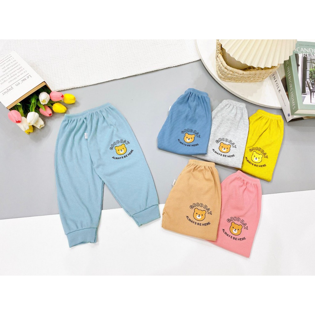 Quần dài cho bé trai bé gái RICHKID chất thun lạnh mềm mịn cho bé