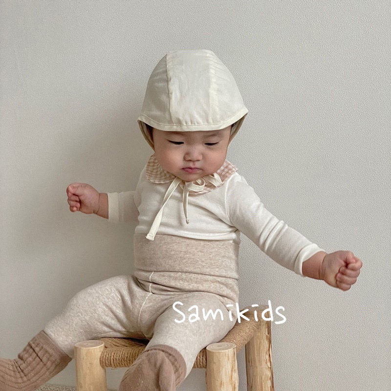 Quần cạp cao cotton Hàn dày dặn thu đông cho bé 3-14kg