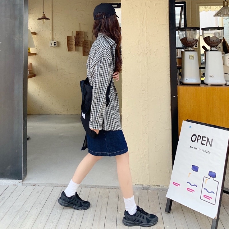 CHÂN VÁY MIDI DÀI LƯNG CAO DÁNG A XẺ SAU TRẺ TRUNG THỜI TRANG THU ĐÔNG V07