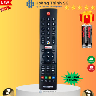 Remote điều khiển tivi Panasonic tìm kiếm bằng giọng nói, điều khiển TV Panasonic dòng Internet/LED/LCD - Tặng kèm pin