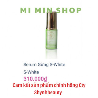 Serum gừng swhite mẫu mới xanh 50ml