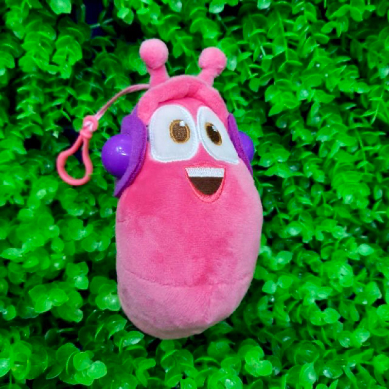 Gấu bông sâu Larva hồng