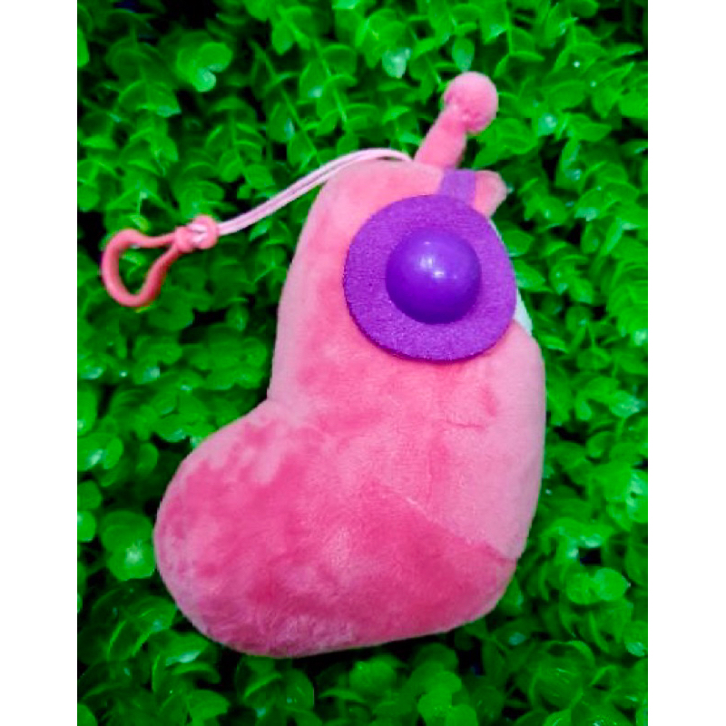 Gấu bông sâu Larva hồng