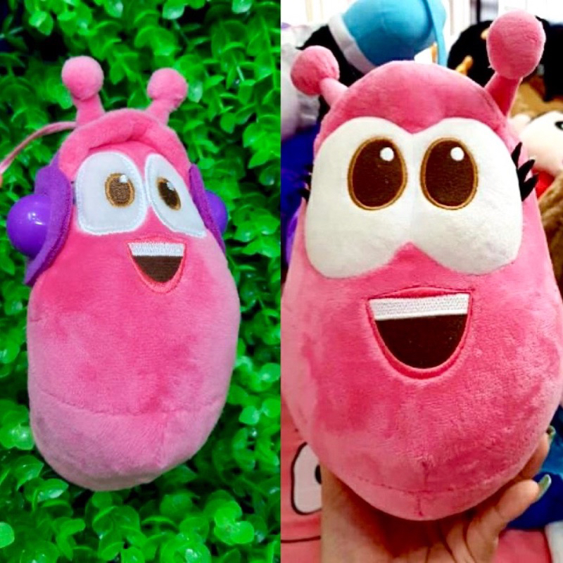 Gấu bông sâu Larva hồng