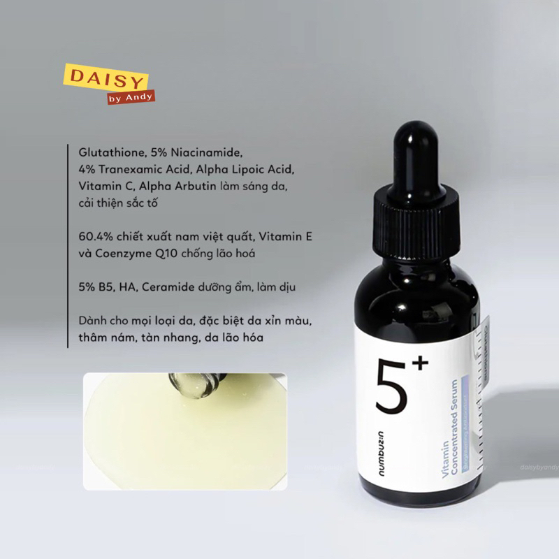 Numbuzin No.5+ Vitamin Concentrated Serum 30ml