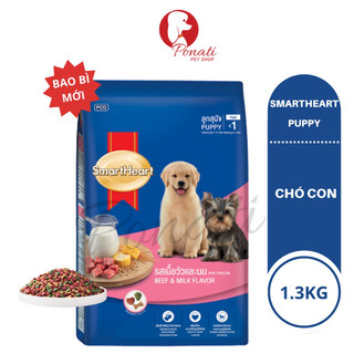 Smartheart Puppy 1.3kg - Thức Ăn Chó Con vị Bò-Sữa