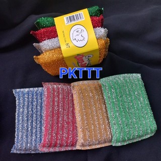 Combo 6 miếng rửa chén kim tuyến (màu ngẫu nhiên)