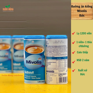 ( atuth & air & Bill) Đường Ăn Kiêng Mivolis 1200V – Nội địa Đức/Đi air/ Bill đầy đủ