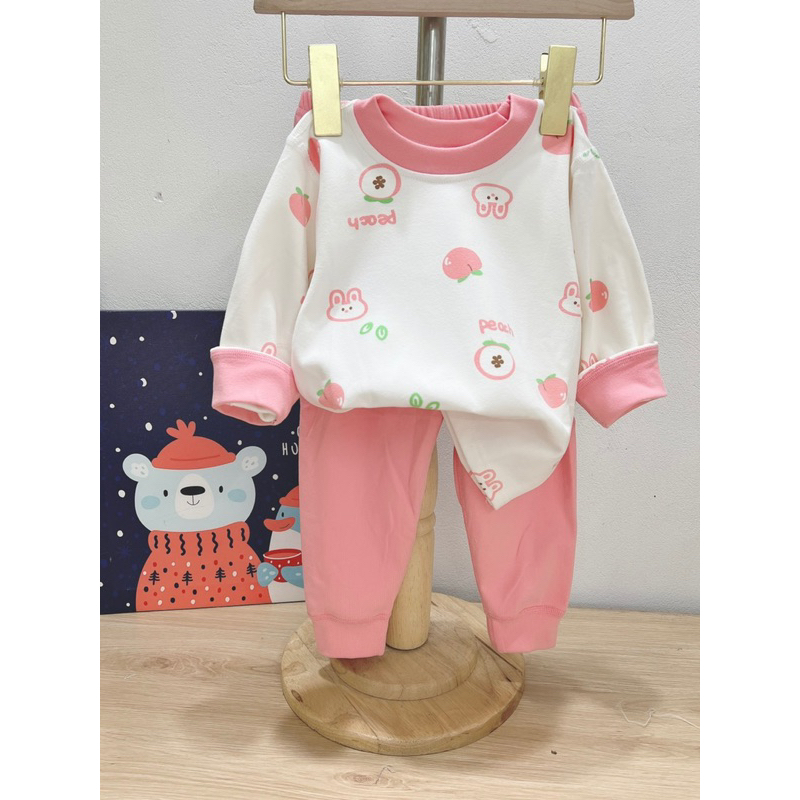 BỘ COTTON KHÁNG KHUẨN DÀY XỊN ĐẸP CHO BÉ