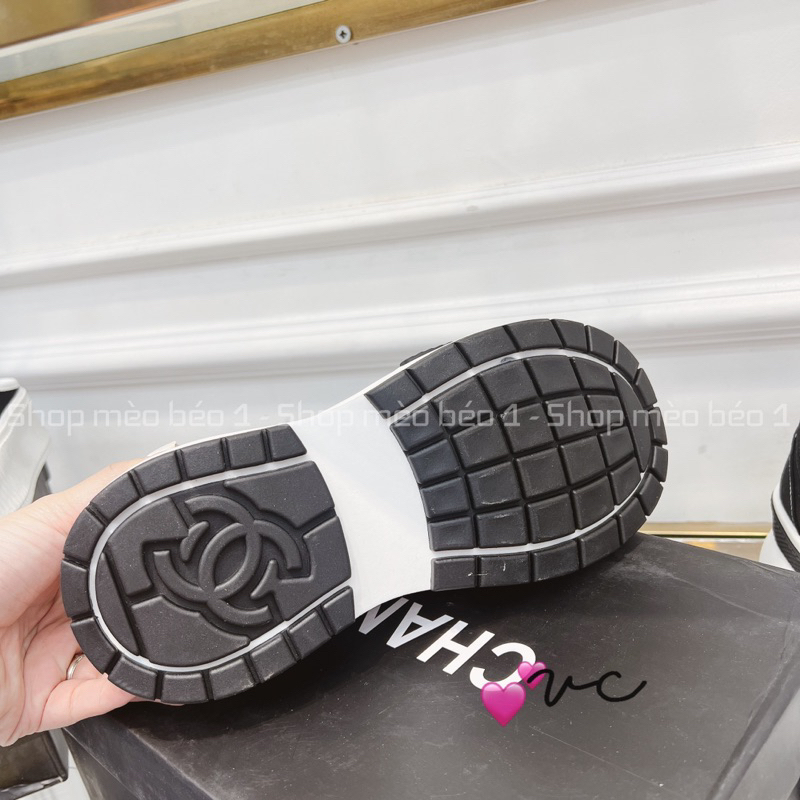 Giày thể thao sneaker cn kẻ viền đế cao fullbox