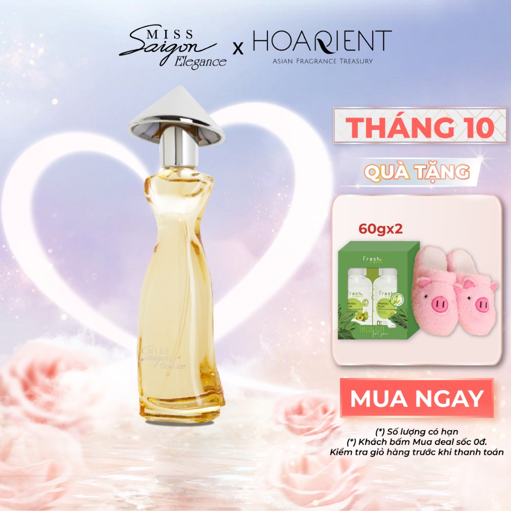 Nước hoa nữ Miss Saigon Elegance Amber 50ml - Hương Duyên Dáng