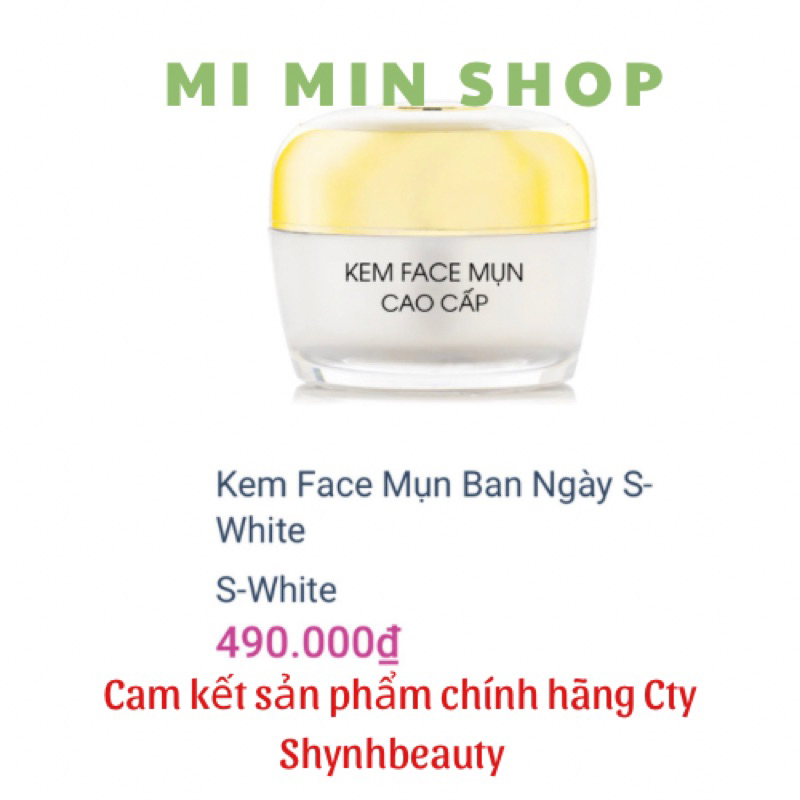 Kem Face MỤN Swhite 30g ( HSD 2026 )