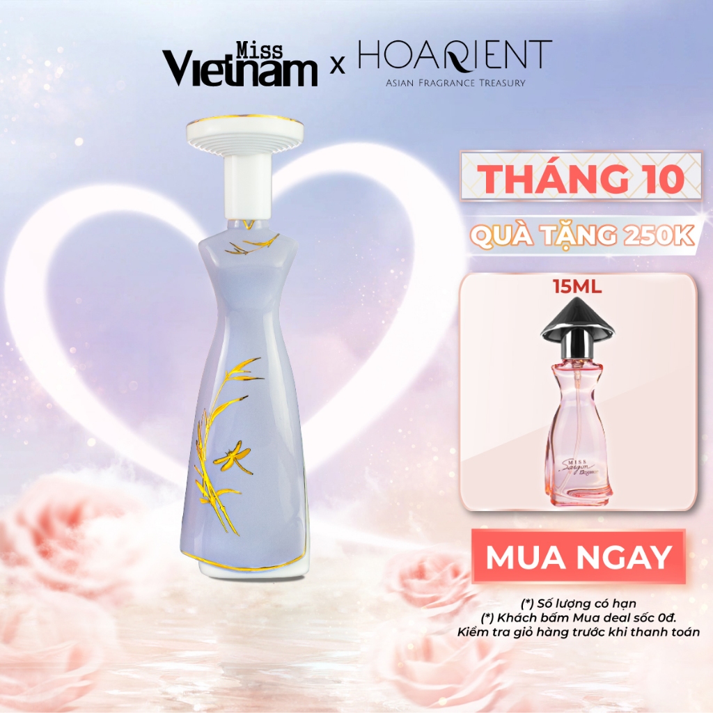 Nước hoa nữ Miss Vietnam - Huế N32 - Hộp sứ tím EDP 35ml