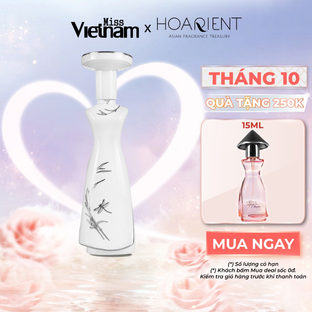 Nước hoa nữ Miss Vietnam - Huế N28 - Hộp sứ trắng EDP 35ml