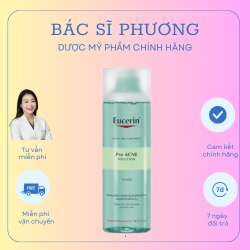 Nước cân bằng Eucerin Pro Acne Toner 200ml