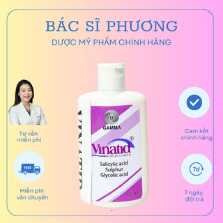 Sữa rửa mặt/tắm gội dành cho da mụn giúp giảm mụn, giảm dầu Vinatid 150ml