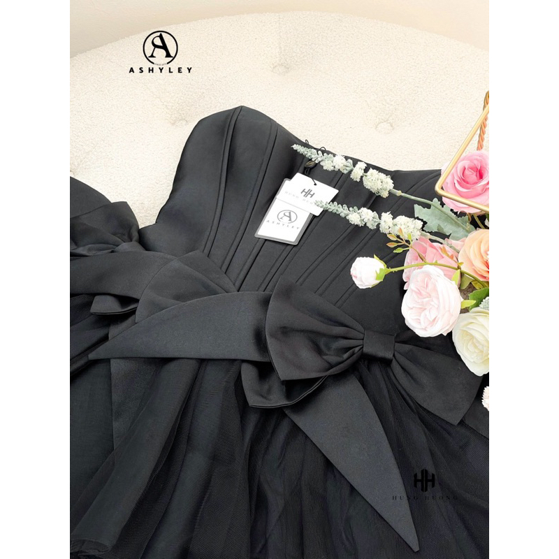 Váy Cup Đính Nơ Eo TKCC ASHYLEY