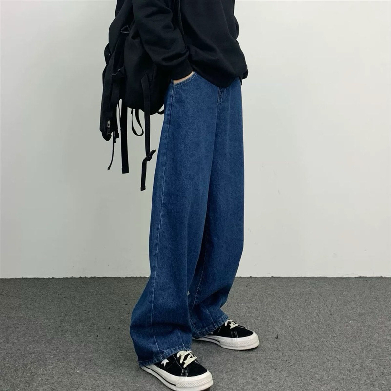 QUẦN XANH ỐNG XUỐNG UNISEX