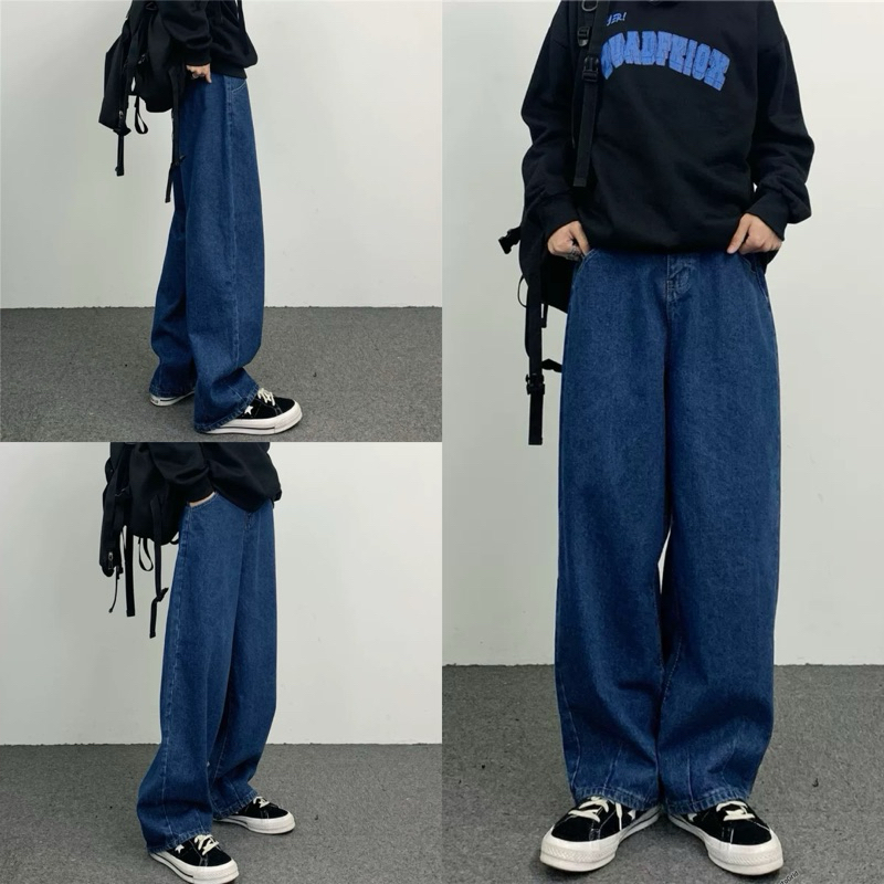 QUẦN XANH ỐNG XUỐNG UNISEX