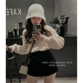 Áo len basic cổ tròn