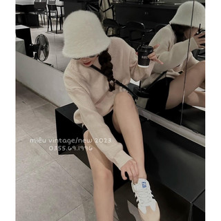 Áo len basic cổ tròn
