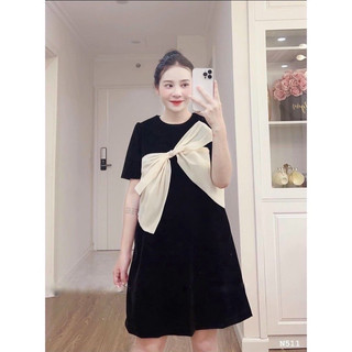 Váy bầu cộc tay nơ V36