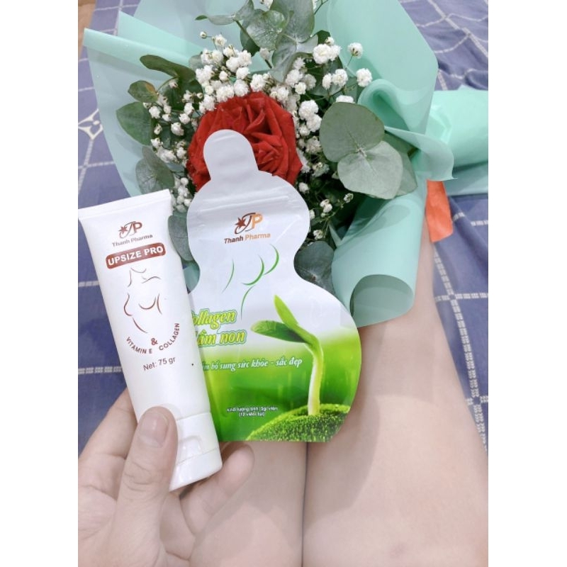 BỘ ĐÔI KEM UP SIZE PRO & COLLAGEN MẦM NON