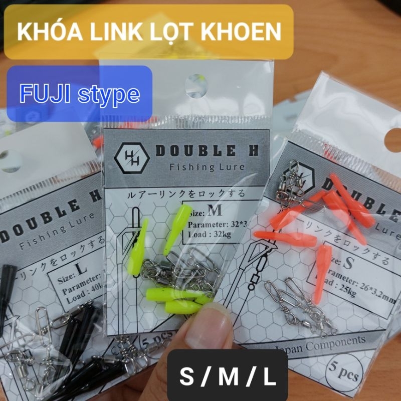 Khóa link lure kiểu Fuji chắc khỏe, Mua 2 tặng 1