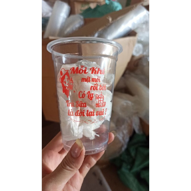 Thùng ly 1000 cái pp360ml,pp500ml,pp700ml in logo do khách đặt k lấy