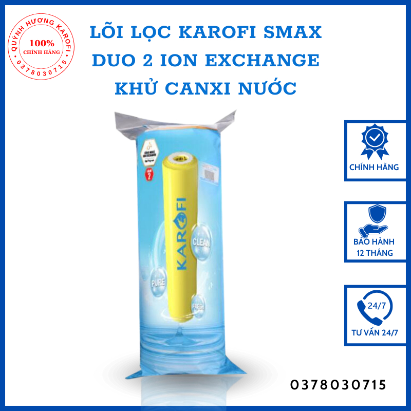 Lõi lọc Karofi số 2 Cation Exchange khử canxi nước