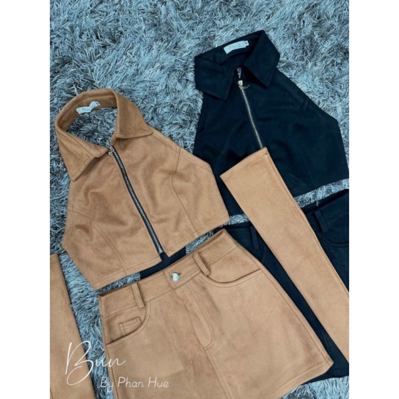 Set da lộn kèm bao tay siu chất 💯HÀNG THIẾT KẾ TẾT 2024 💖