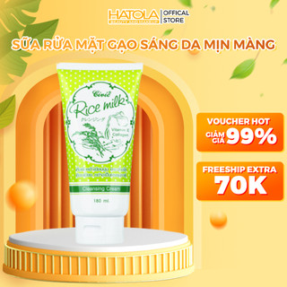 Sữa rửa mặt gạo, sáng da, sạch sâu, chống lão hoá Civic Rice Milk 180gr Thái Lan