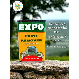 Nước tẩy sơn chất tẩy sơn cao cấp Expo lon 925ml - tẩy sơn trên sàn nhà, sắt, gỗ hoặc tường xi măng, xe ô tô