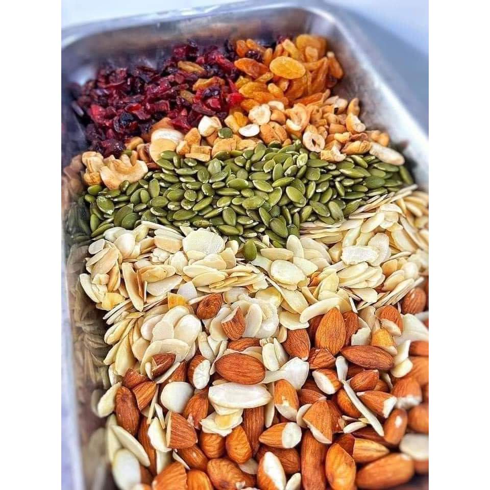 300gam Bánh thuyền mix hạt siêu hạt, dành cho các bạn ăn kiêng, giảm cân, người tiểu đường dùng dc