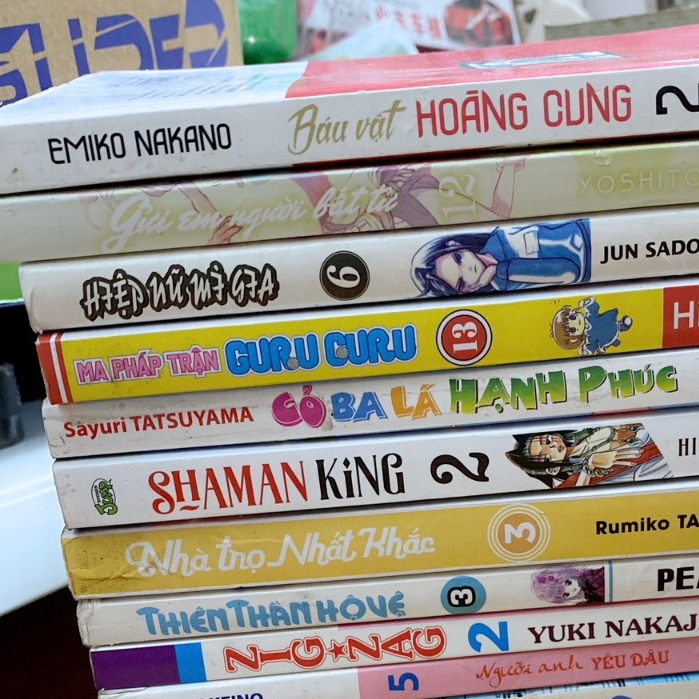 Vở truyên.tranh cũ Lô Lẻ 1: Blue Lock, Black Jack,  Mob Psycho, Asari, Guru, Nhà trọ nhất khắc, Văn phòng thám tử qv ...