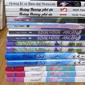 Vở truyên.tranh cũ Lô Lẻ 3: Tiara, Kobayashi, Blue flag, Sôi động cầu trường, Servamp, Hoàng tử Momochi, .