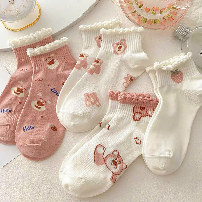 Set 5 đôi tất len Hàn Quốc