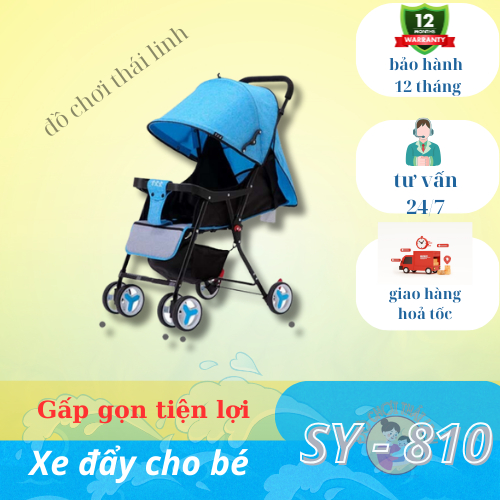 Xe Đẩy Gấp Gọn Tiện Lợi SY810 - Lỗi 1 Đổi 1