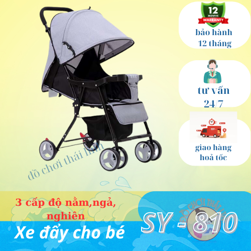 Xe Đẩy Gấp Gọn Tiện Lợi SY810 - Lỗi 1 Đổi 1