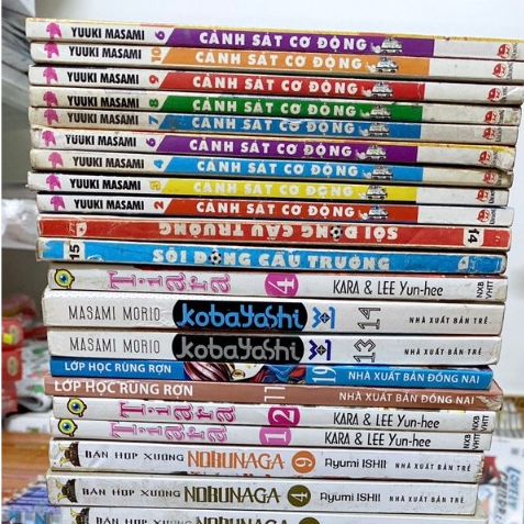 Vở truyên.tranh cũ Lô Lẻ 3: Tiara, Kobayashi, Blue flag, Sôi động cầu trường, Servamp, Hoàng tử Momochi, .