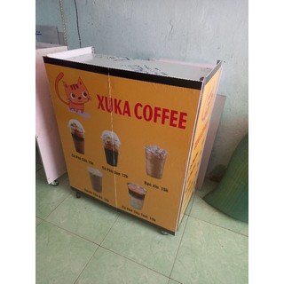 Quầy xe gấp gọn giá rẻ( in ấn lại menu theo yêu cầu)