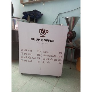 Quầy xe gấp gọn giá rẻ( in ấn lại menu theo yêu cầu)