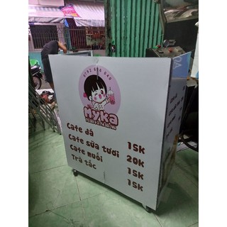 Quầy xe gấp gọn giá rẻ( in ấn lại menu theo yêu cầu)