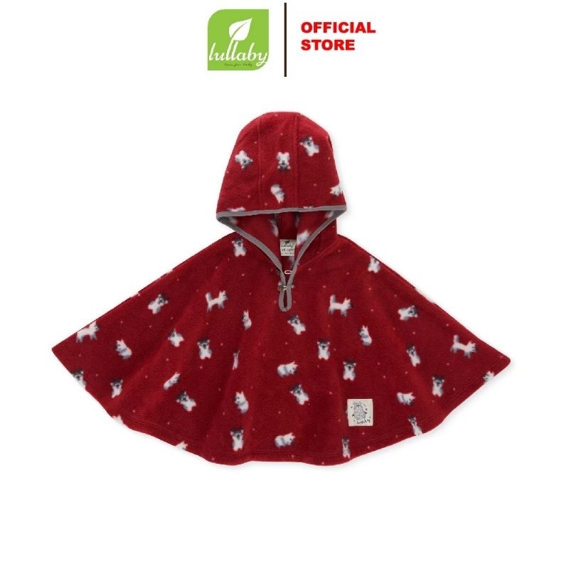 Áo choàng Lullaby có mũ chất nỉ lông cho bé trai, bé gái NH275V