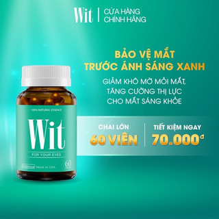 Wit viên uống hổ trợ bảo vệ mắt.