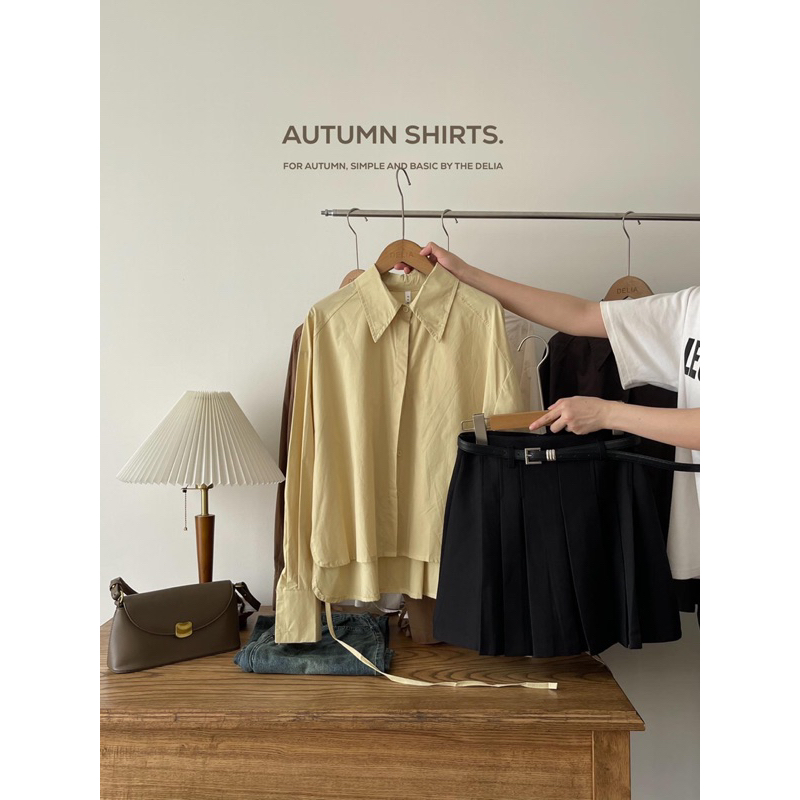 006 ÁO SƠ MI DÀI TAY DÂY ĐAI EO