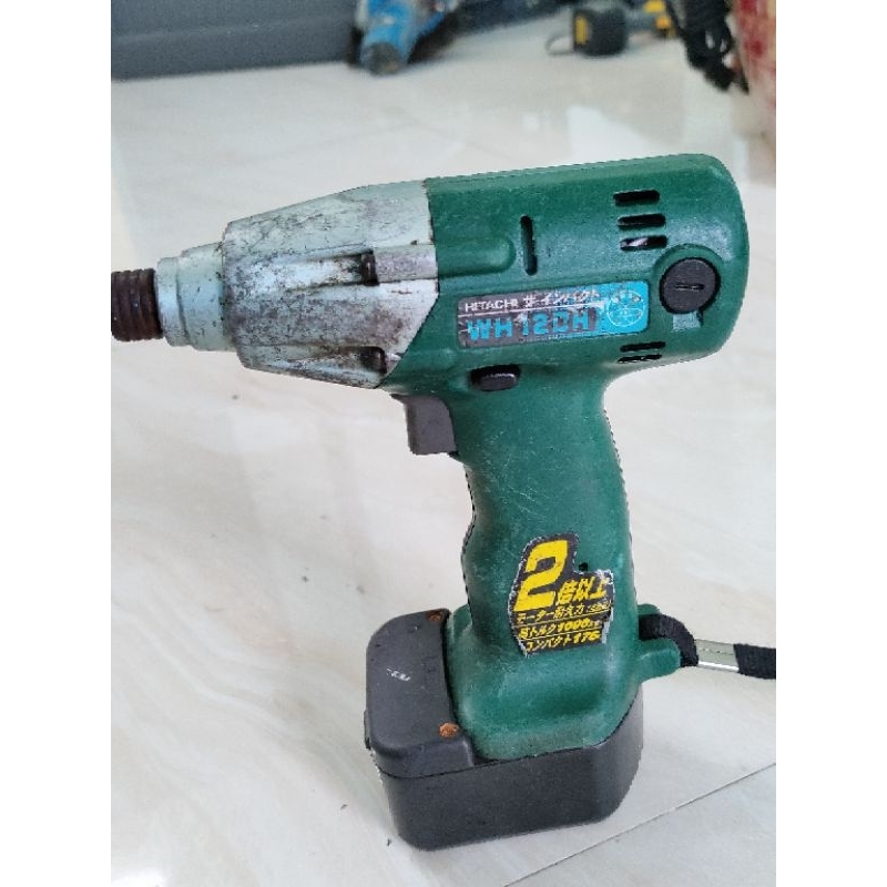Thân máy + Vỏ pin bắt vít Hitachi 12volt