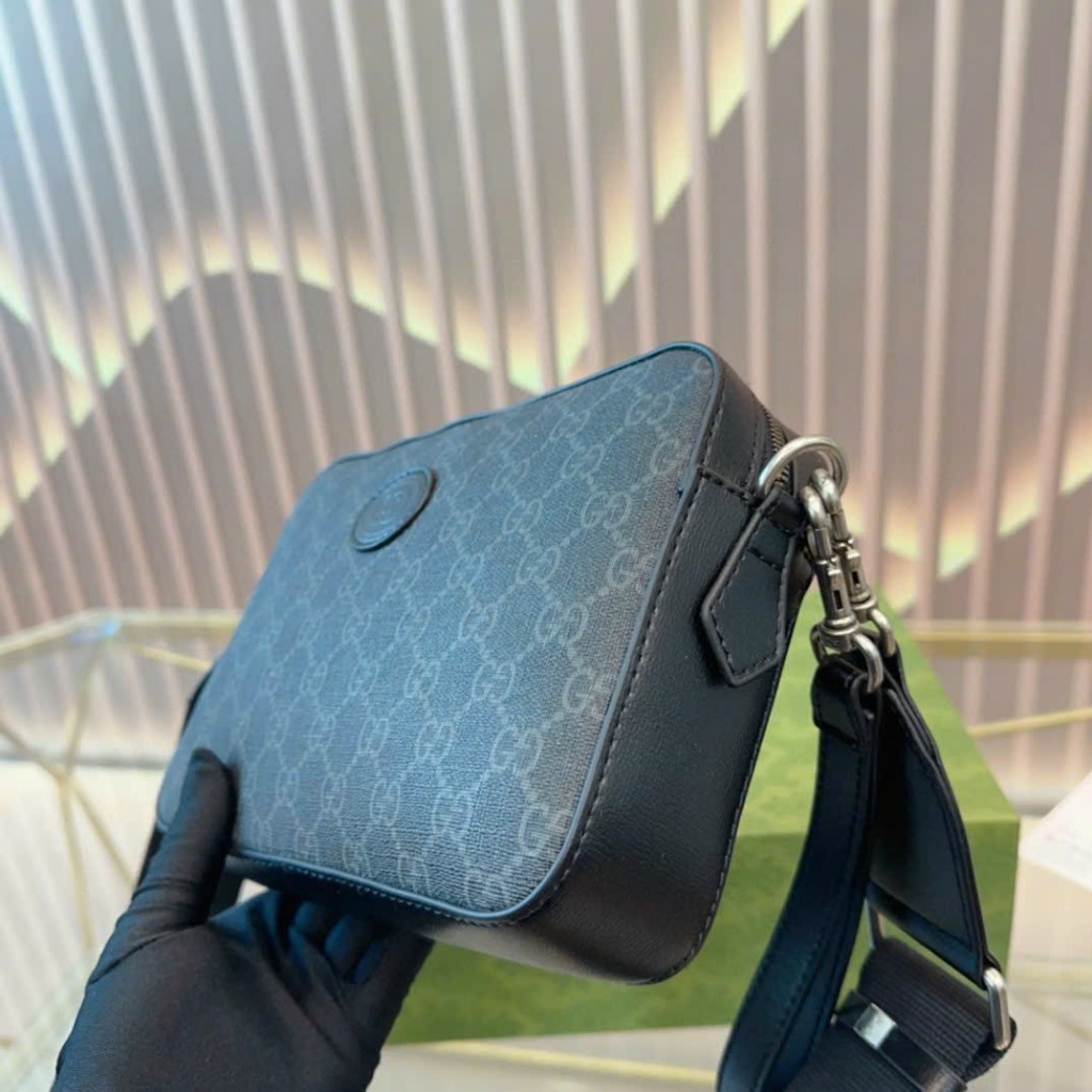 Túi đeo chéo nam nữ dáng hộp kèm dây đeo như clutch cầm tay ophidia gucci ship hoả tốc