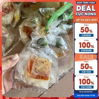 Bánh tráng phơi sương vò rìa sate tắc Tây Ninh xâu 10 gói bánh tráng trộn vò rìa - 04100210